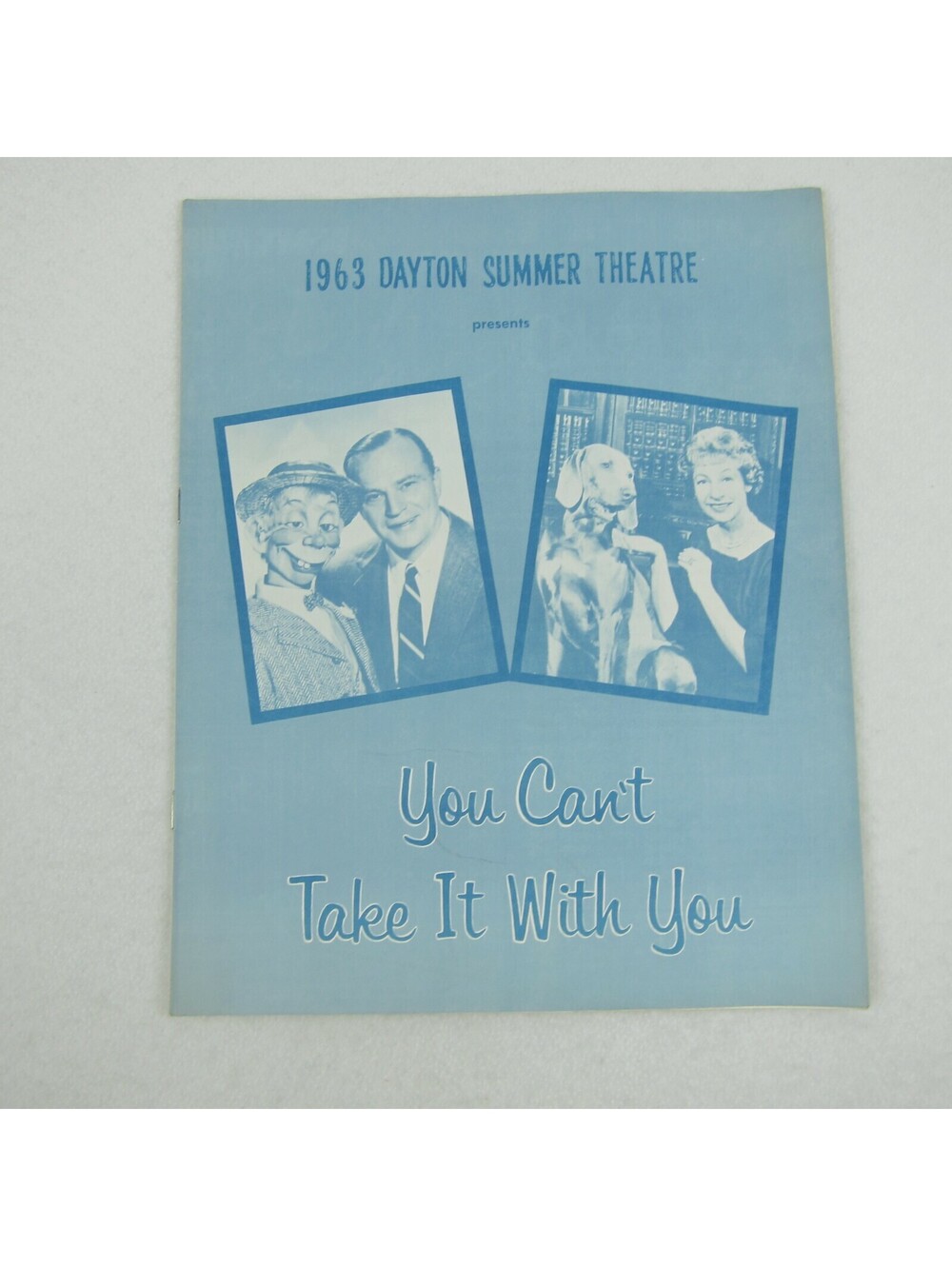 Edgar Bergen Autographed Signed Program You Can't Take It With You 1963 Dayton